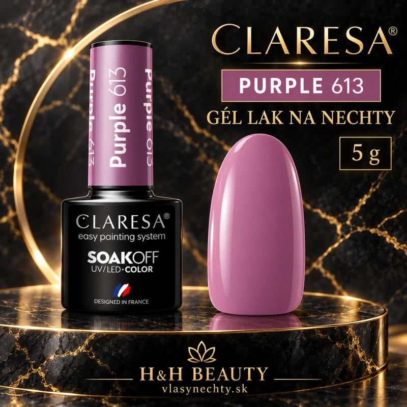 CLARESA GÉL LAK NA NECHTY PURPLE 613 -5g