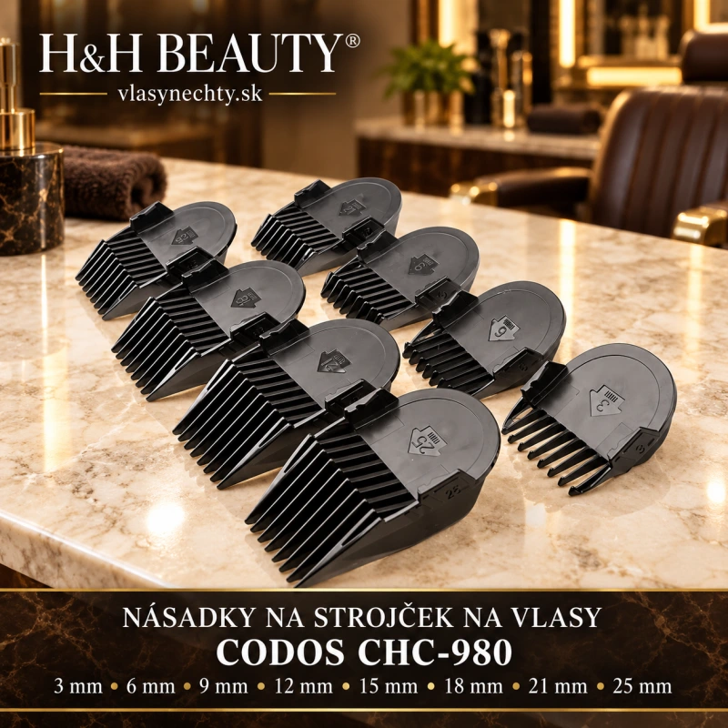 NÁSADKY NA STROJČEK NA VLASY CODOS CHC-980