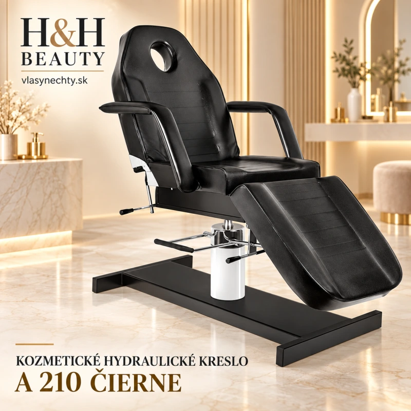 KOZMETICKÉ HYDRAULICKÉ KRESLO A 210 čierne