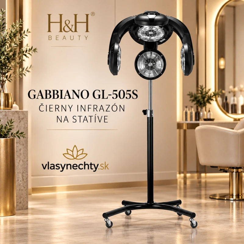 KADERNÍCKY INFRAZON GABBIANO NA STATÍVE GL-505S čierna