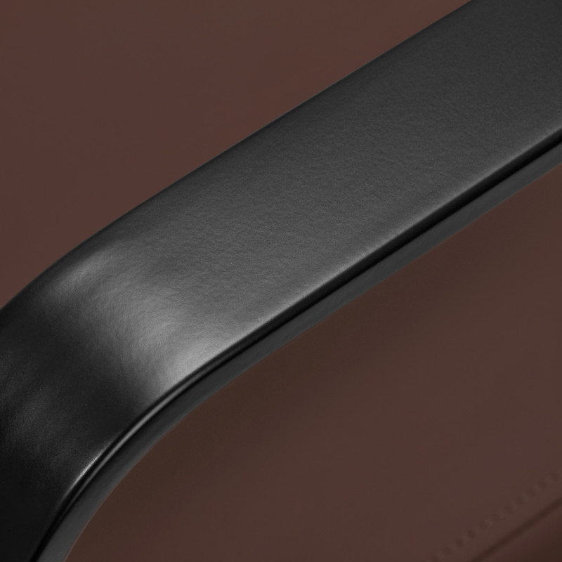 Kadernícke kreslo Gabbiano Porto čierno-čokoláda 4