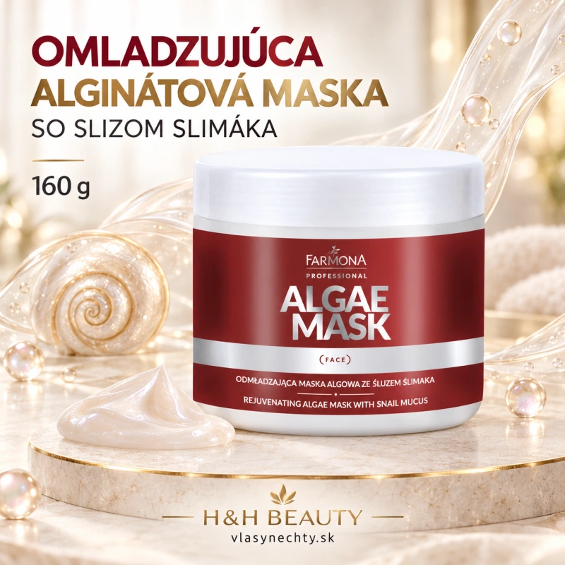 FARMONA Omladzujúca alginátová maska so slizom slimáka 160 g
