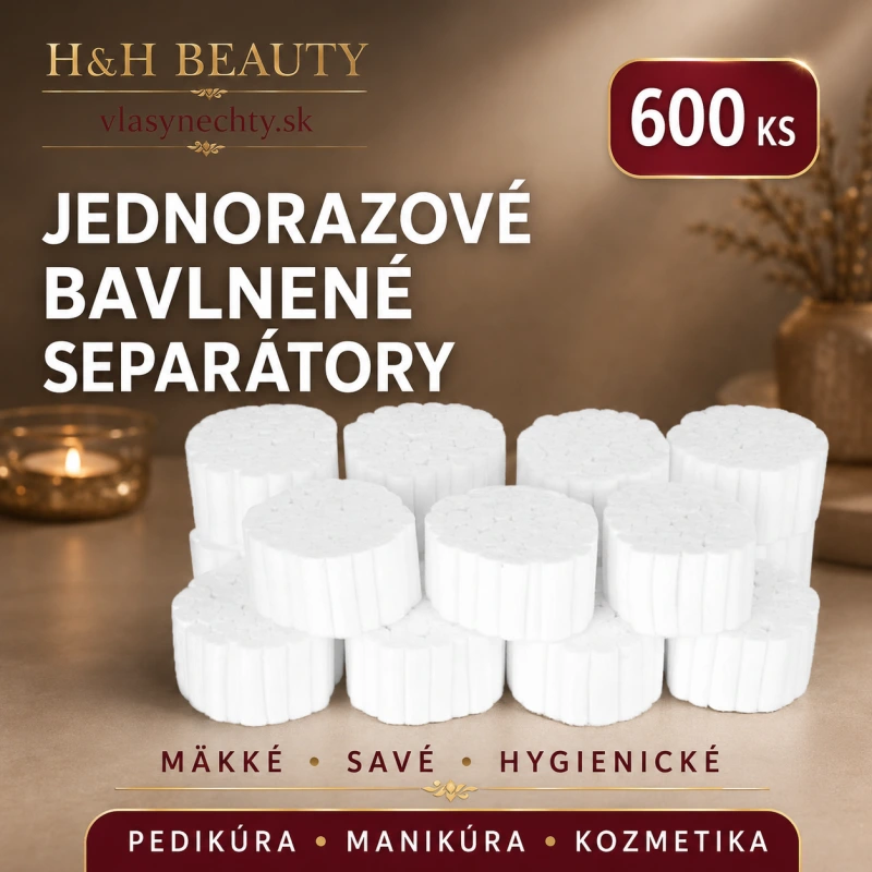 JEDNORÁZOVÉ BAVLNENÉ SEPARÁTORY 600 ks