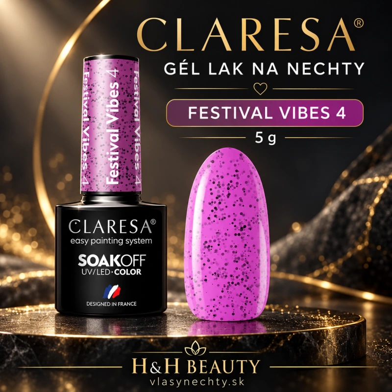 CLARESA GÉL LAK NA NECHTY FESTIVAL VIBES 4 - 5G