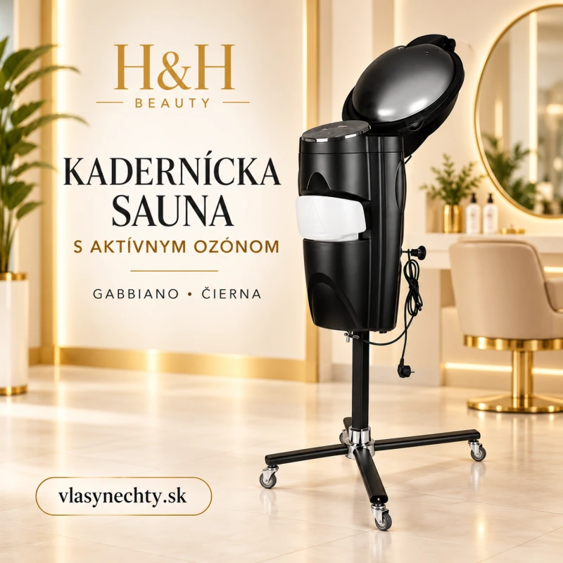 KADERNÍCKA SAUNA S AKTÍVNYM OZÓNOM GABBIANO - ČIERNA