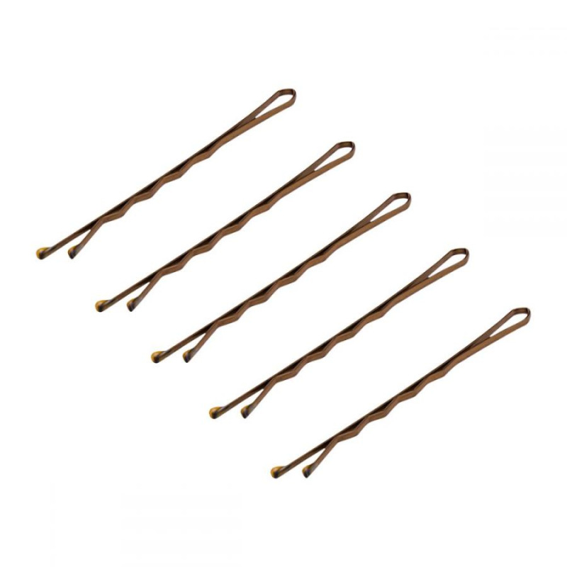 KADERNÍCKE SPONKY DO VLASOV E-57 120 KS 5,6CM ZLATÉ 1