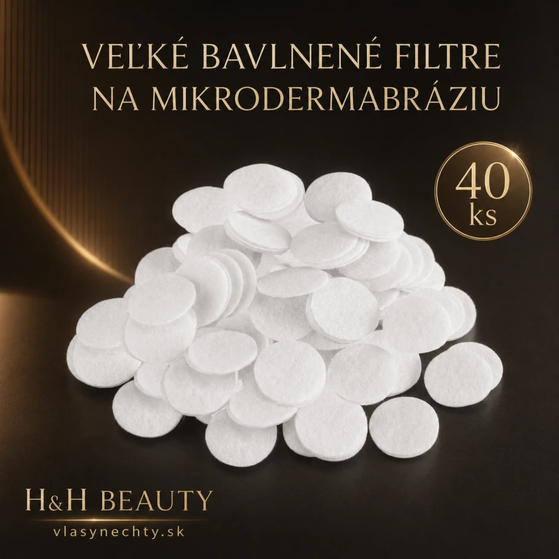 Bavlnené filtre na mikrodermabráziu veľké- 40 ks