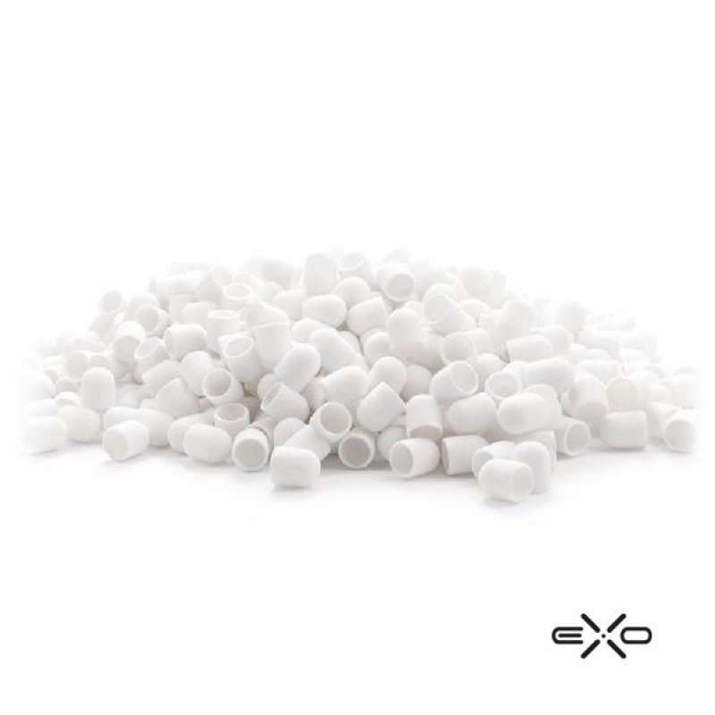 EXO BRÚSNE KOTÚČIKY 10mm/80 500 KS. HARD CAP BIELE 3