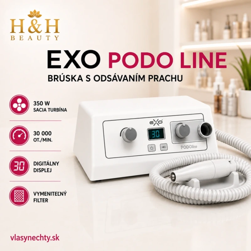 BRÚSKA NA PEDIKÚRU S ODSÁVENÍM EXO PODO LINE - Sacia turbína: 350 W 9