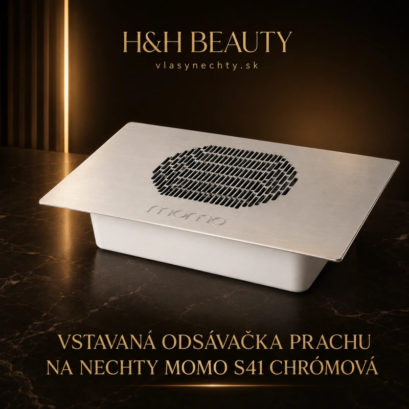 VSTAVANÁ ODSÁVAČKA PRACHU NA NECHTY MOMO S41 CHROMOVÁ