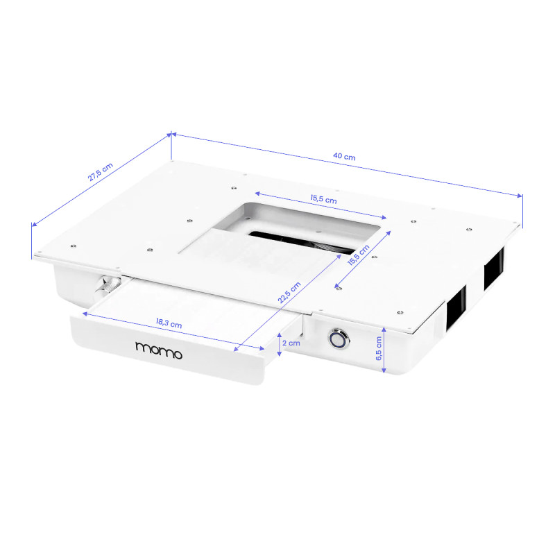 STÔL NA MANIKÚRU MOMO L01 s ODSÁVAČKOU PRACHU 17