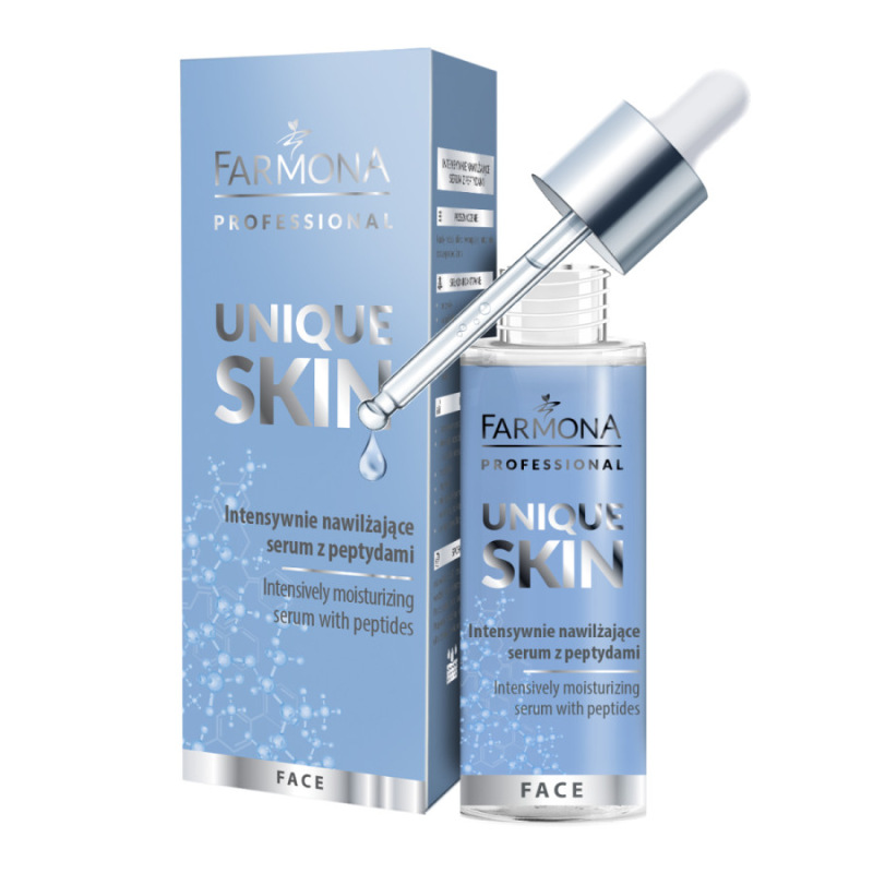 Farmona UNIQUE SKIN Intenzívne hydratačné sérum s peptidmi 30 ml 1