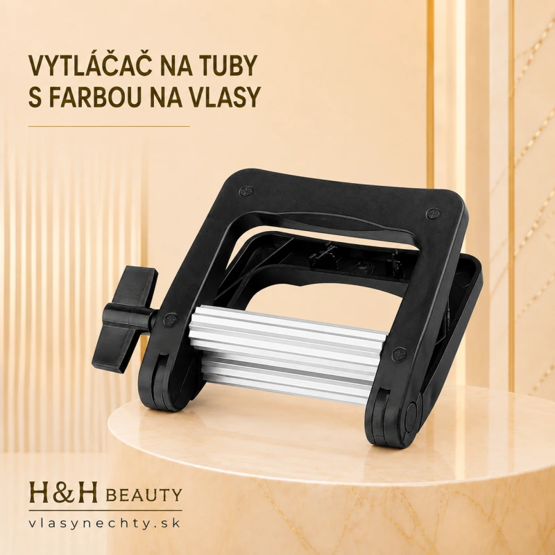 VYTLÁČAČ NA TUBY S FARBOU NA VLASY