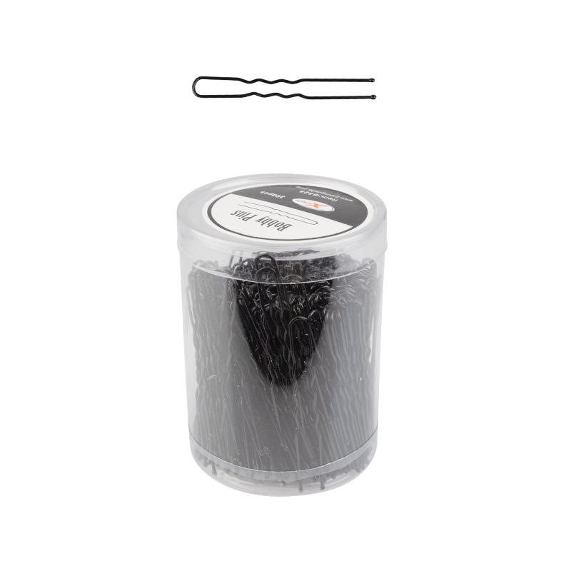 KADERNÍCKE SPONKY DO VLASOV E-65 300ks 6CM ČIERNE 1