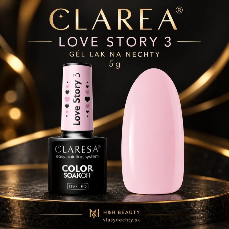 CLARESA GÉL LAK NA NECHTY LOVE STORY 3 - 5g