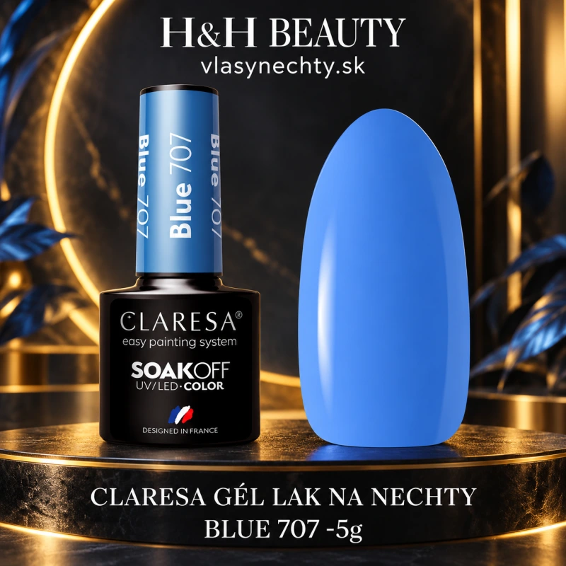 CLARESA GÉL LAK NA NECHTY BLUE 707 -5g