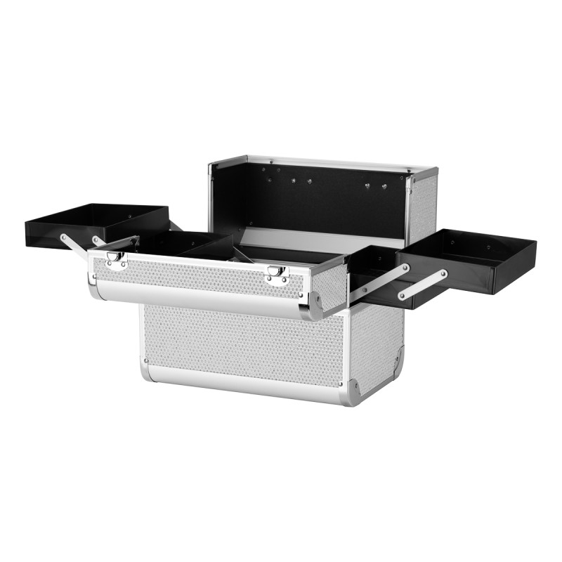 Kozmetický kufrík SC 44 strieborný 3