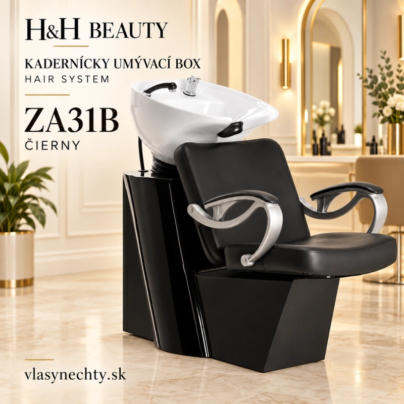 KADERNÍCKY UMÝVACÍ BOX HAIR SYSTEM ZA31B ČIERNY