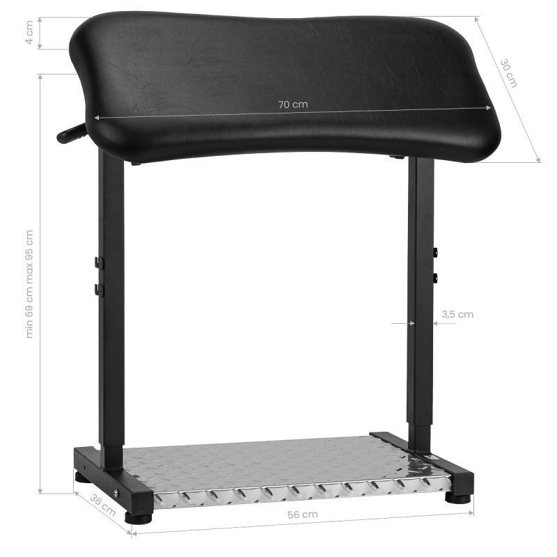 Podłokietnik do tatuażu Pro Ink 721 czarny 12