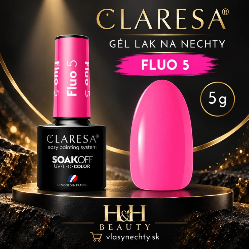 CLARESA GÉL LAK NA NECHTY FLUO 5 - 5g