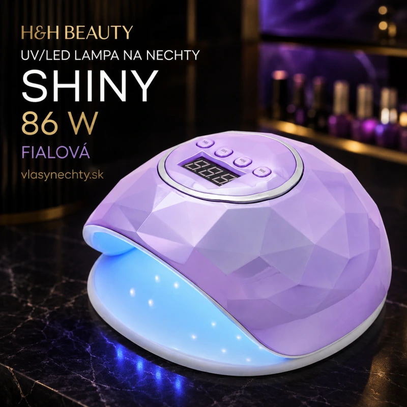 UV LED LAMPA NA NECHTY SHINY 86W FIALOVÁ