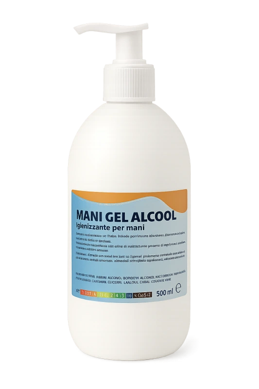 MANI GEL – ANTIBAKTERIÁLNY GÉL NA RUKY (60 % ALKOHOL) 500 ml