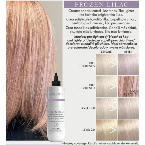 Farmavita AMETHYSTE INSTANT Colouring Fluid Frozen Lilac 250ml 1