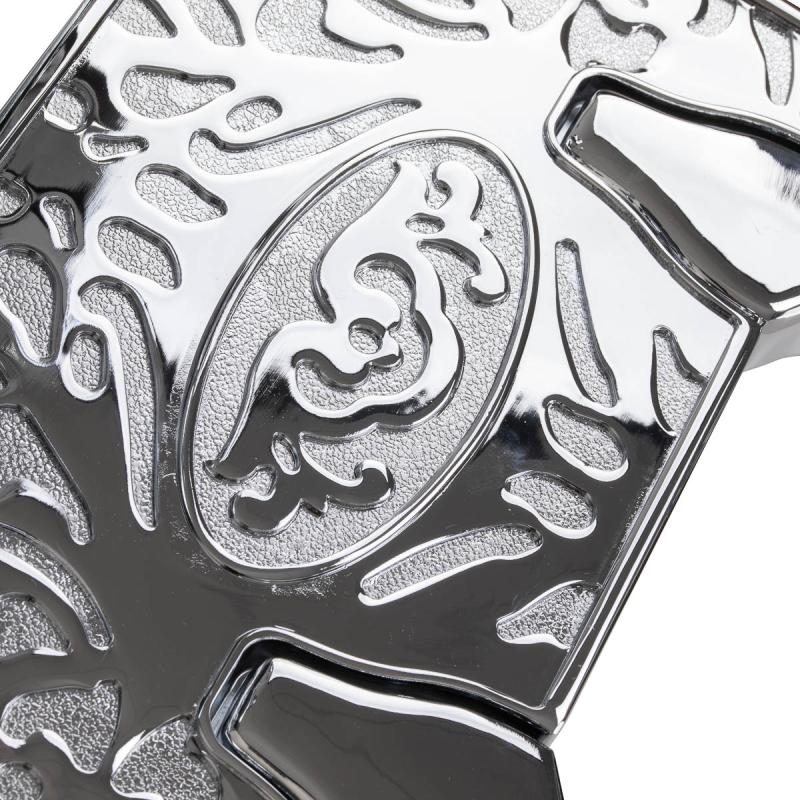 BARBERSKE KRESLO GABBIANO President ZELENÉ- CHRÓM 10