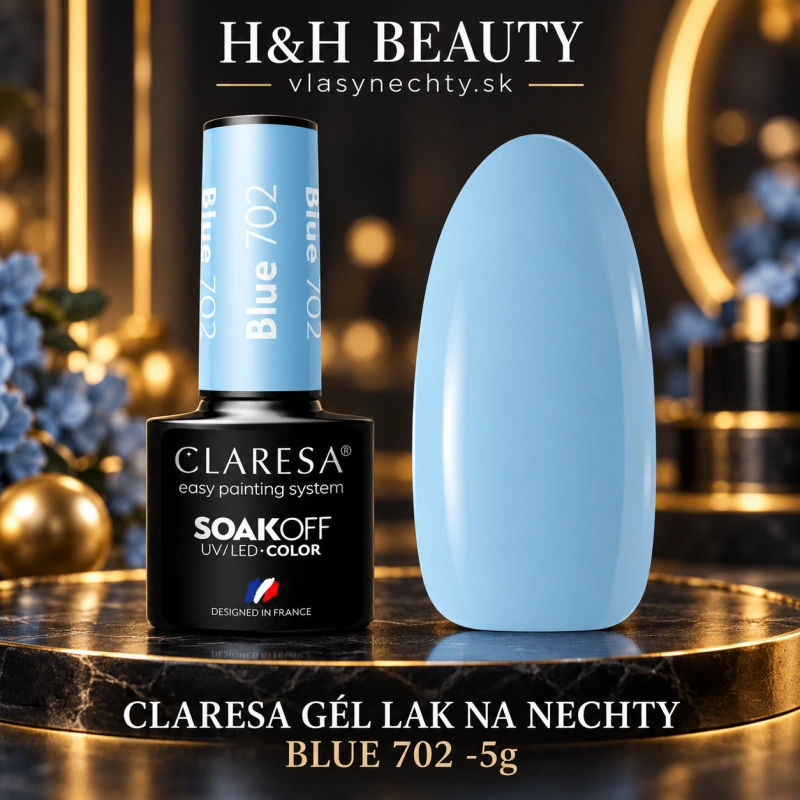 CLARESA GÉL LAK NA NECHTY BLUE 702 -5g
