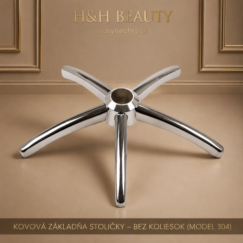 KOVOVÁ ZÁKLADŇA STOLIČKY – BEZ KOLIESOK (MODEL 304)