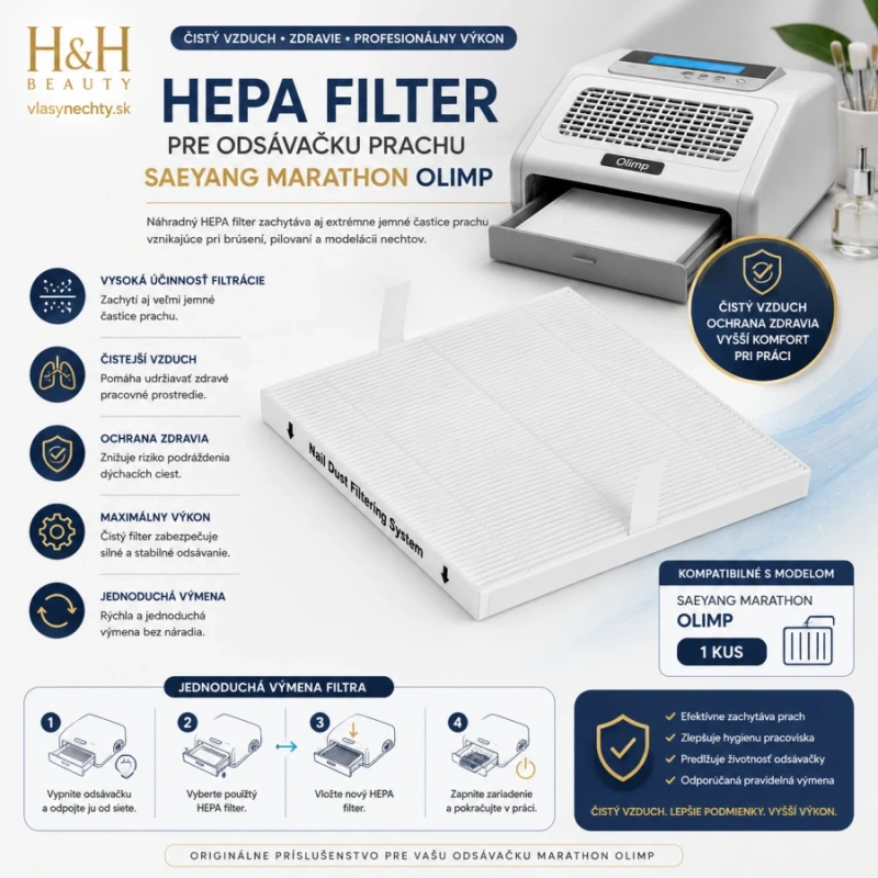 Hepa filter odsávačky prachu SAEYANG MARATHON Olimp 1 ks. 5