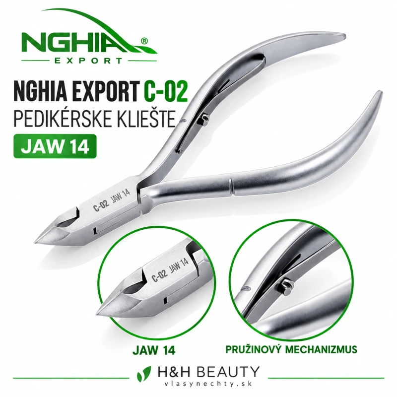 NGHIA EXPORT PEDIKÉRSKE KLIEŠTE C-02 JAW 14