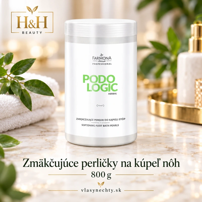 FARMONA PODOLOGIC HERBAL zmäkčujúce perličky na kúpeľ nôh 800g