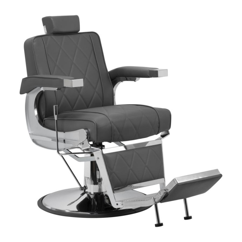 BARBERSKE KRESLO Hair System BM88066 šedé 16