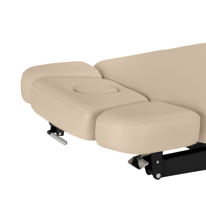 KOZMETICKÉ SPA LEHÁTKO Sillon Relax SPA, béžové s čiernou základňou 12
