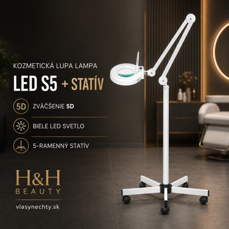 KOZMETICKÁ LUPA LAMPA LED S5 + STATÍV