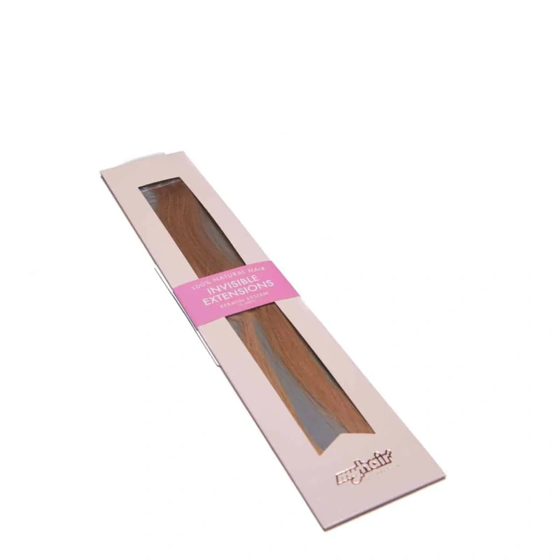 C10 Keratínové príčesky z prírodných vlasov 50 cm – My Hair Barcelona FARBA ROSA OSCURO