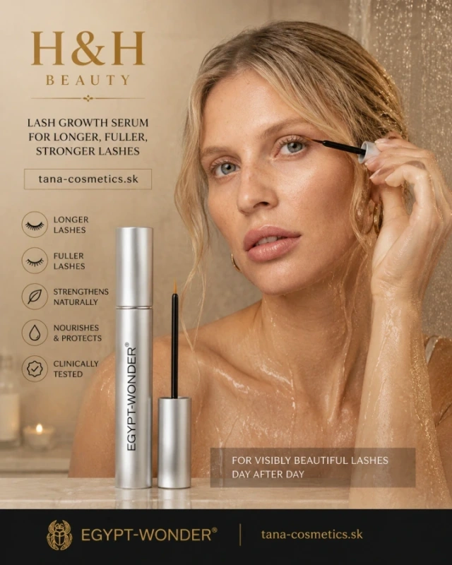 EGYPT WONDER LASH SERUM - Sérum na mihalnice Lash Serum 5 ml – rast, objem a pevnosť rias