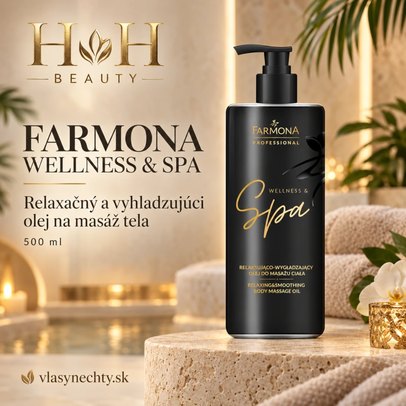 Farmona Wellness & Spa Relaxačný a vyhladzujúci olej na masáž tela 500 ml