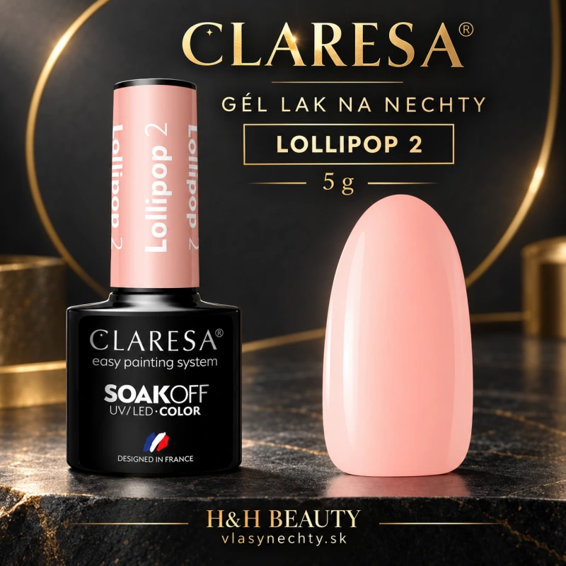 CLARESA GÉL LAK NA NECHTY LOLLIPOP 2 - 5g