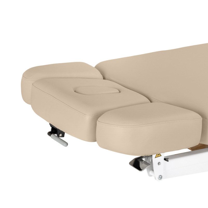 KOZMETICKÉ SPA LEHÁTKO Sillon Relax SPA, béžové s svetlo hnedou základňou 12