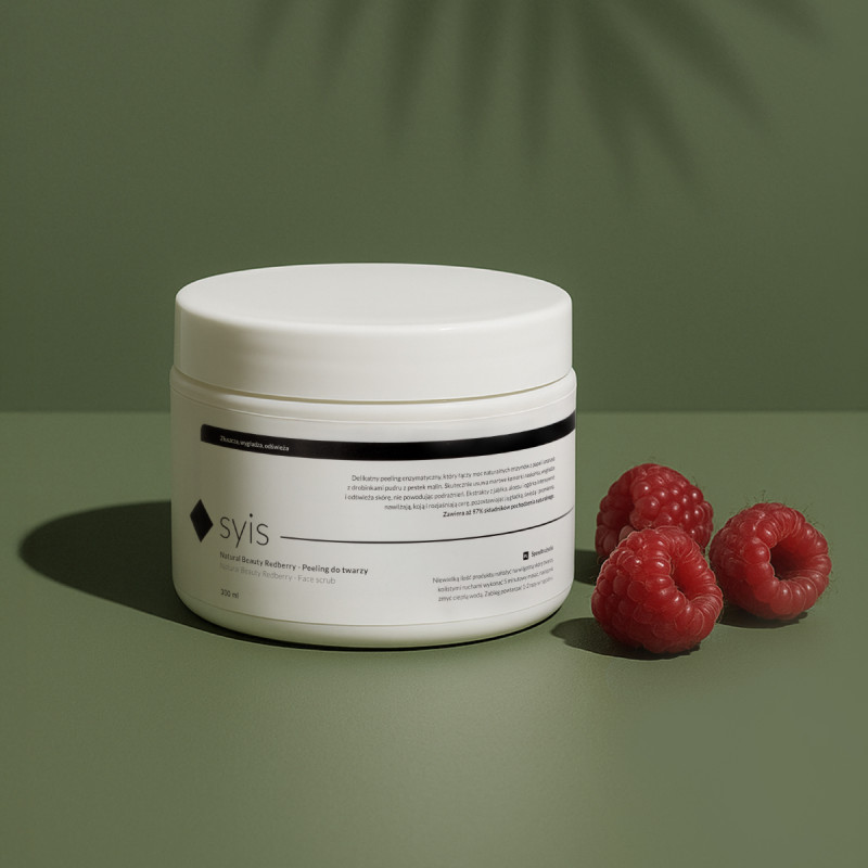 Syis Natural Beauty červený bobuľový peeling na tvár 300 ml 2