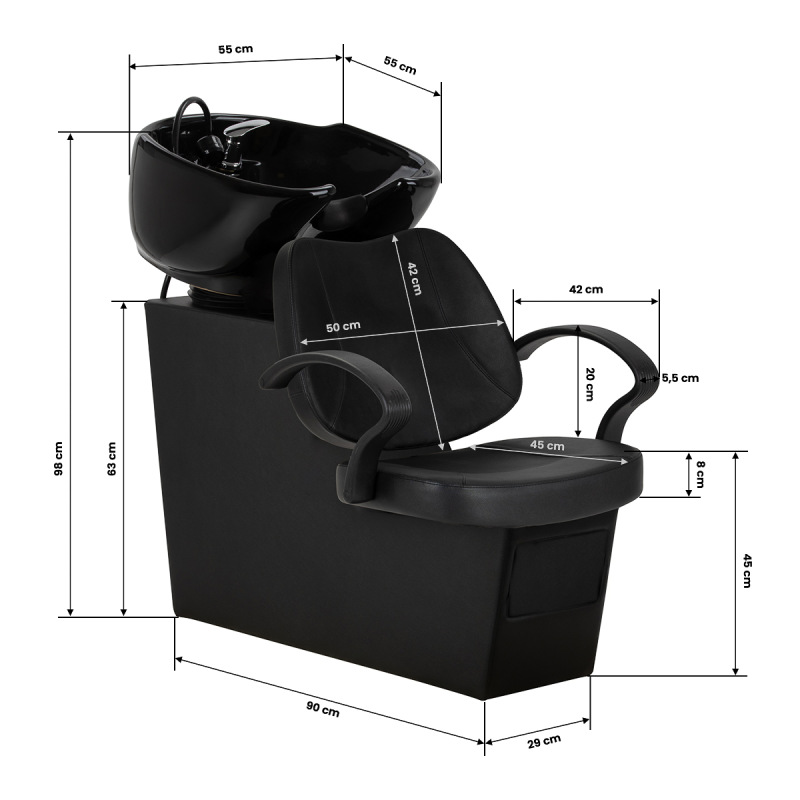 Kadeícyumývaví boxHair System Borneo čierna 10