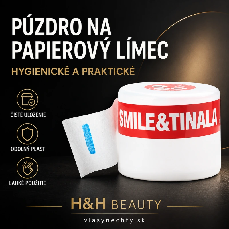 PÚZDRO NA PAPIEROVÝ KADERNÍCKY LÍMEC - BIELE