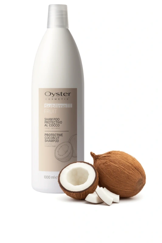 OYSTER Šampón - kokosový orech 1000 ml, pre farbené, odfarbované a melírované vlasy 1