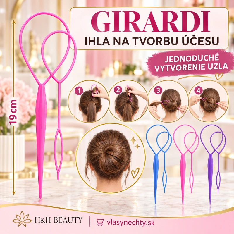 Girardi ihla na tvorbu účesu