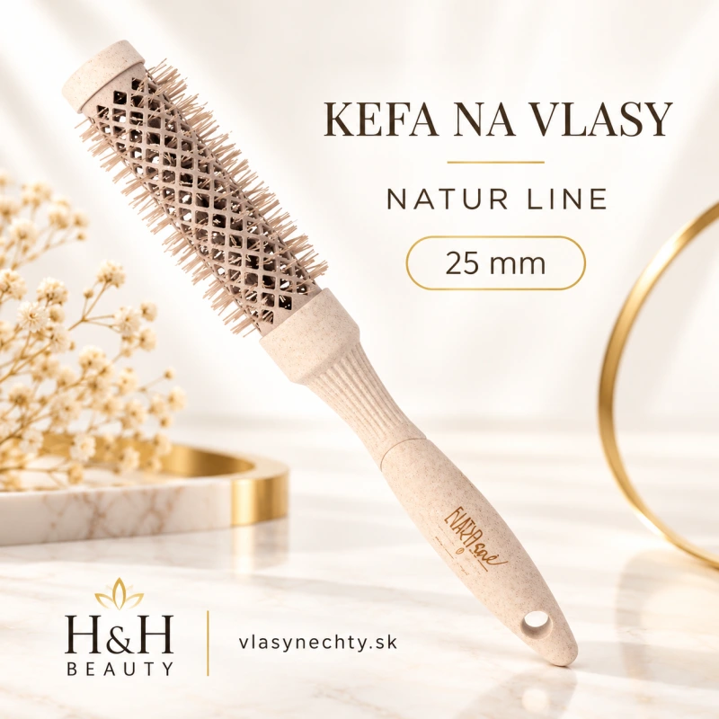 Kefa na vlasy 25 mm Natur Line