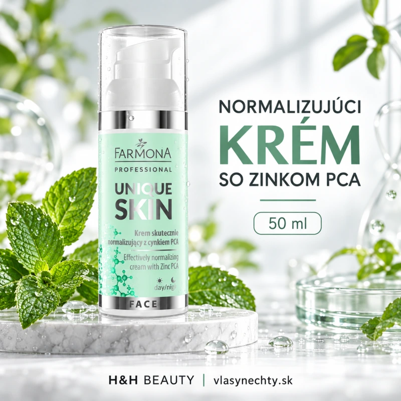 Farmona UNIQUE SKIN účinne normalizujúci krém so zinkom PCA 50 ml