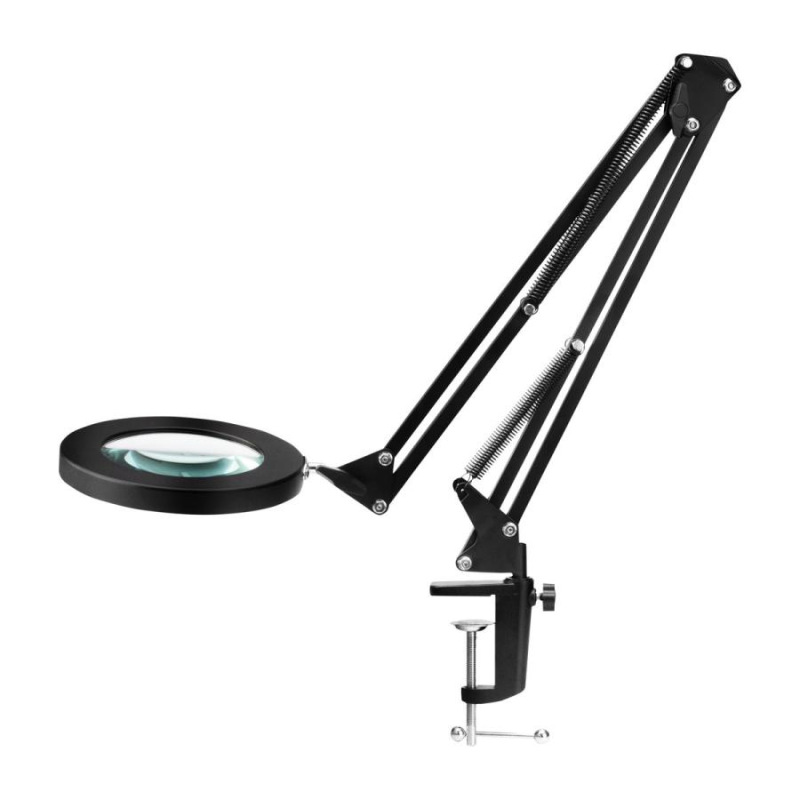 TETOVACIA LUPA LAMPA LED GLOW 308 NA STÔL ČIERNA 1