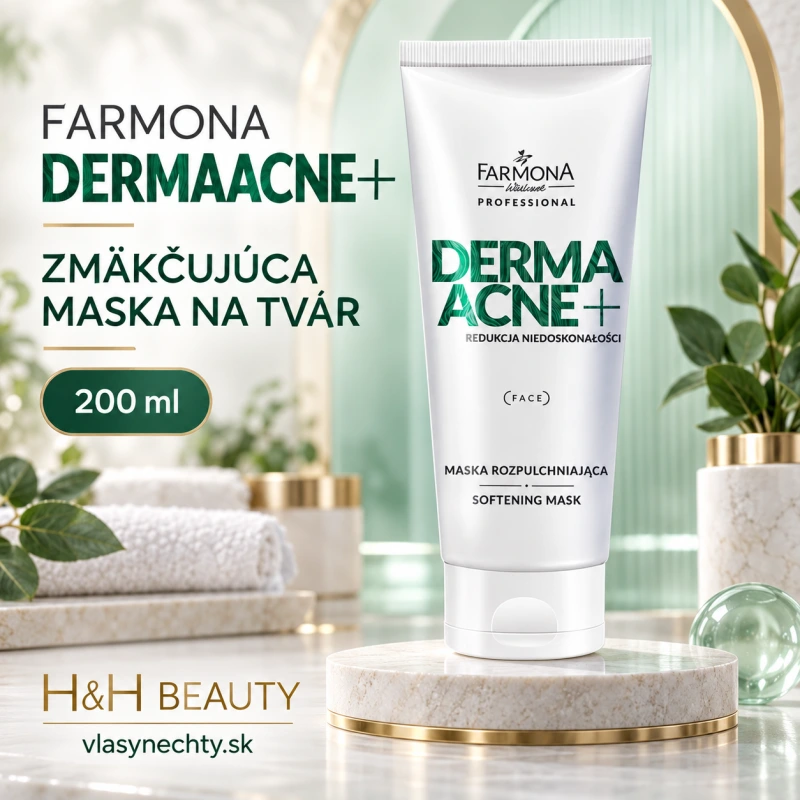 FARMONA DERMAACNE+ Zmäkčujúca maska na tvár 200ml